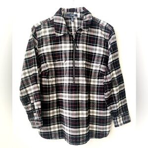 Chaps Plaid Long Sleeve pullover top